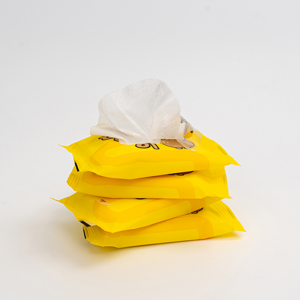 티슈도리 땅콩이 미니 물티슈 10매 10팩 휴대용 포켓 여행용 물티슈