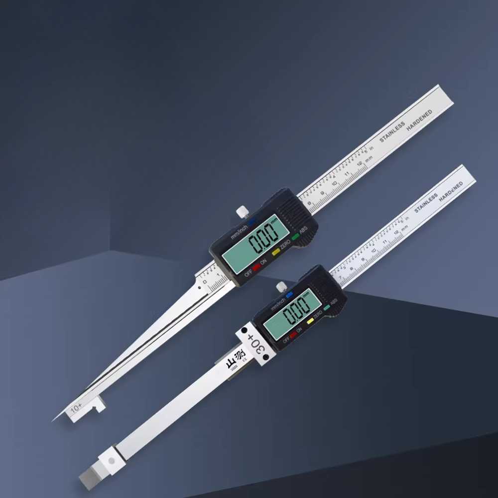 간격 측정자 디지털 게이지 틈새 눈금자 목공 작업 0.2-10mm - 상세 이미지 2