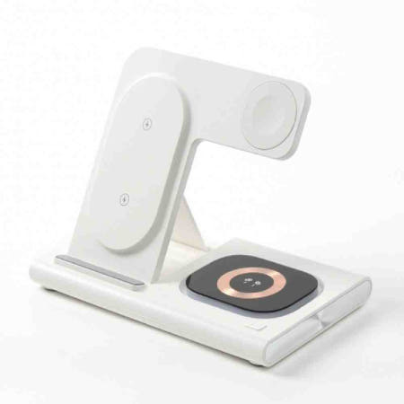 더굿샵 3in1 핸드폰 무선충전기 흰색 멀티고속충전기