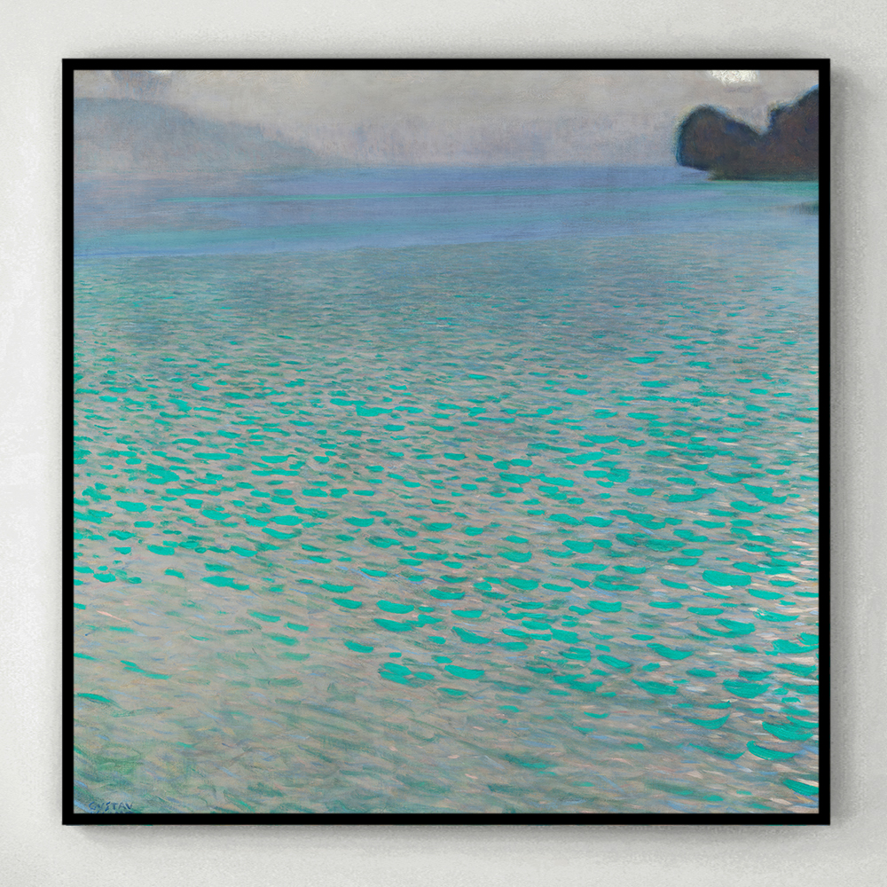 구스타프 클림트 인테리어 그림 액자 포스터 명화 Attersee 1900 - 상세 이미지 3