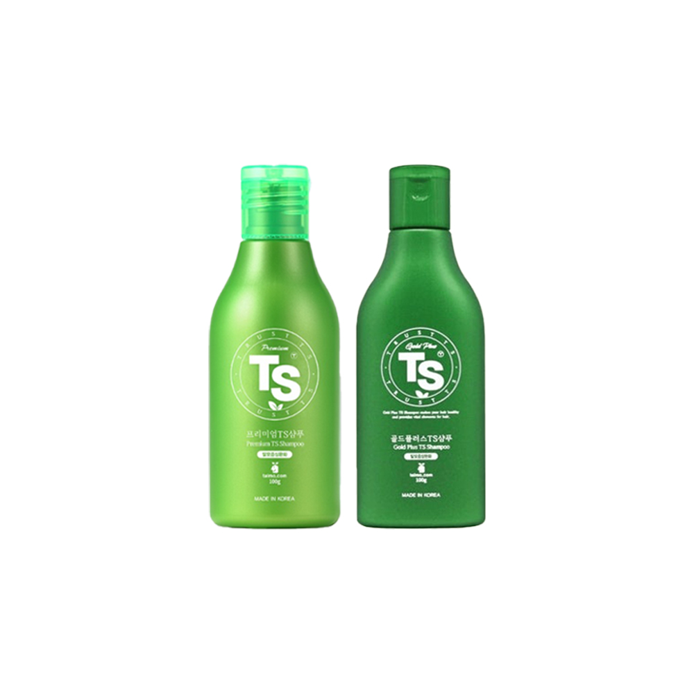 프리미엄 TS 샴푸 소용량1개 + TS 골드플러스 샴푸 소용량1개 200g, 1개 - 상품 이미지
