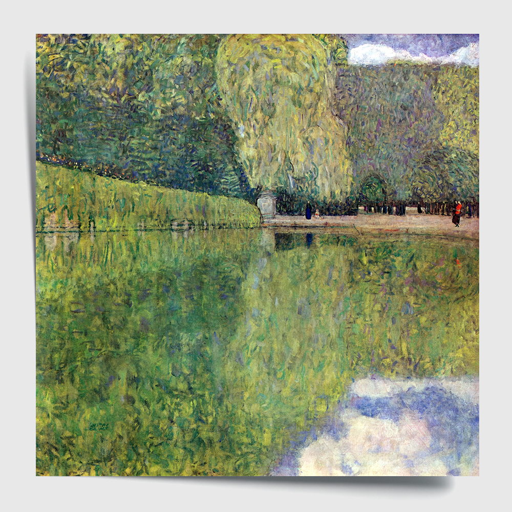구스타프 클림트 인테리어 그림 액자 포스터 명화 Park of Schonbrunn 1916 - 상세 이미지 2