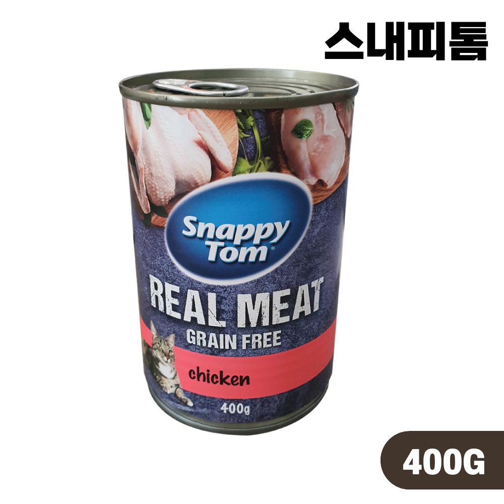 스내피톰 캔 고양이 주식캔 습식 위드 치킨, 400g, 1개 - 상품 이미지