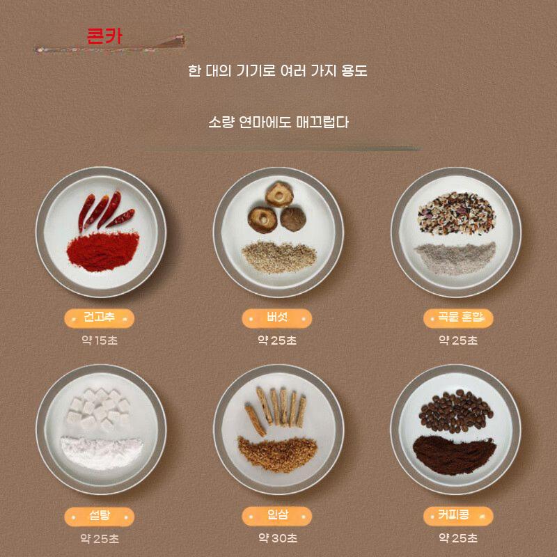 알약 약 환 자동 쪼개기 분쇄 가루 용기 믹서 분쇄기 커팅기 믹서기 그라인더 가루약 원두 - 상세 이미지 3