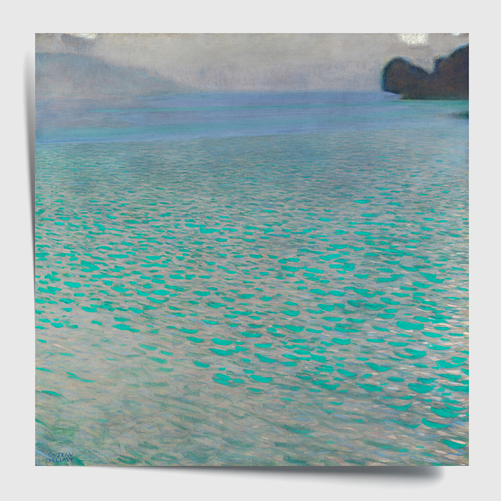 구스타프 클림트 인테리어 그림 액자 포스터 명화 Attersee 1900 - 상세 이미지 2