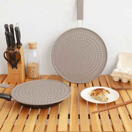 고빅고홈협력사 음식 조리 기름튐방지 실리콘커버 덮개 28cm 먼지차단 주방 밥상 맞벌이부부 위생