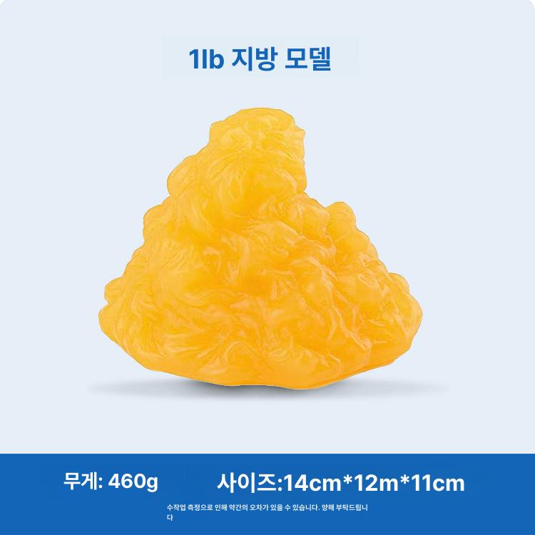 지방모형 지방덩어리 피트니스 헬스 교육 실리콘 피하 인체 1kg 1kg 지방 디스플레이보드포함 - 상세 이미지 2