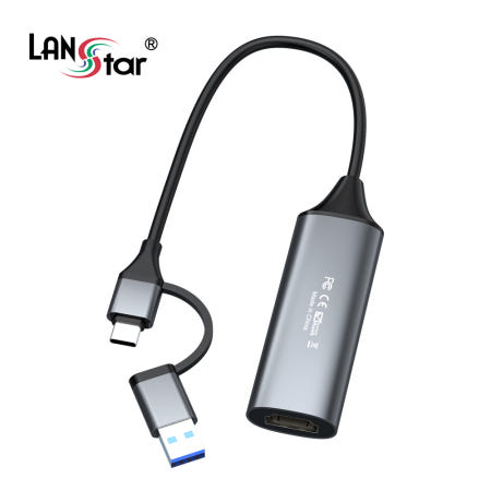 랜스타 LS-UHCAP 4K 60Hz HDMI to USB C타입 A타입 캡쳐보드