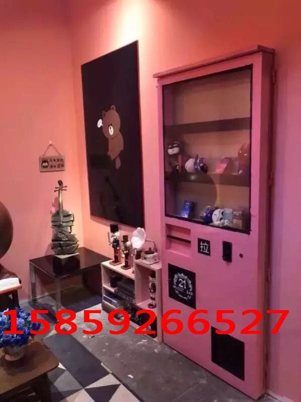 자판기문 문 철문 시크릿 카페 도어 정문 히든 가게 컨셉 숨겨진 이색 자판기 인테리어 - 상세 이미지 2