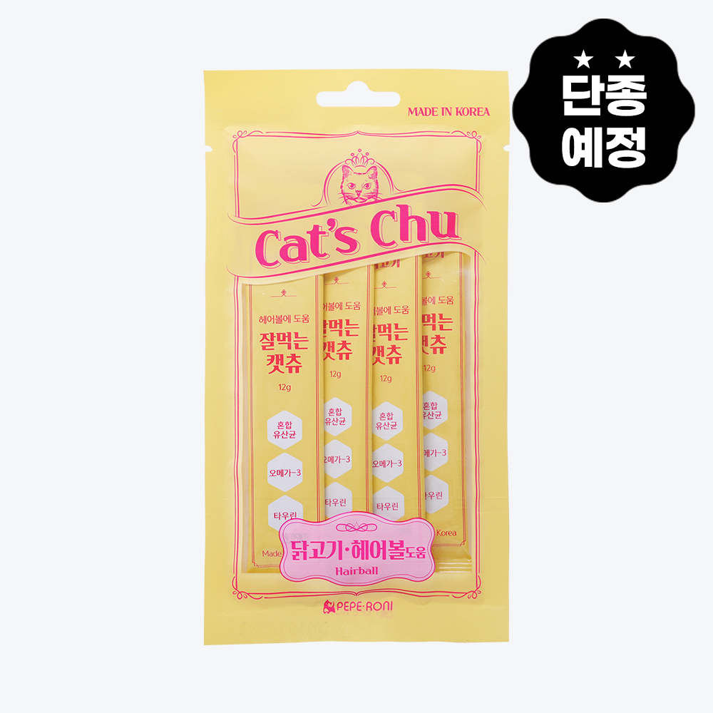 [유통기한 26.05.12] 페페로니펫 잘 먹는 캣츄 닭고기, 12g, 4개 제품 이미지