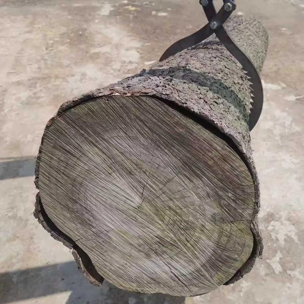 통나무집게 숯 클로 핀셋 가위 장작잡이 도구 포커 40cm - 상세 이미지 3