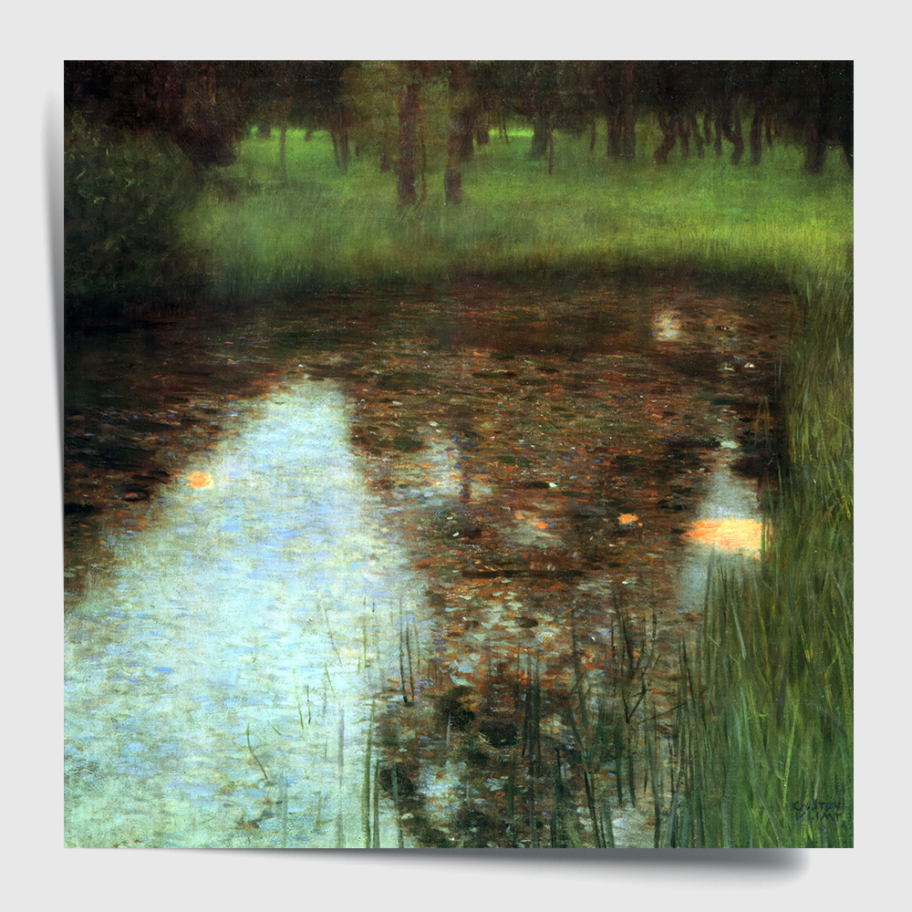 구스타프 클림트 인테리어 그림 액자 포스터 명화 The Swamp 1900 - 상세 이미지 2