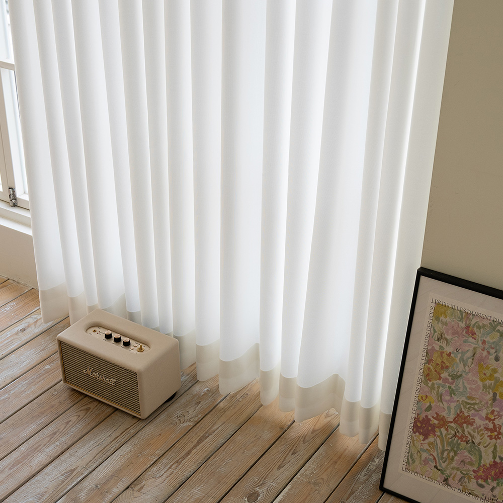 아라크네 아일렛형 브리즈 암막커튼 거실 안방 린넨 150x200