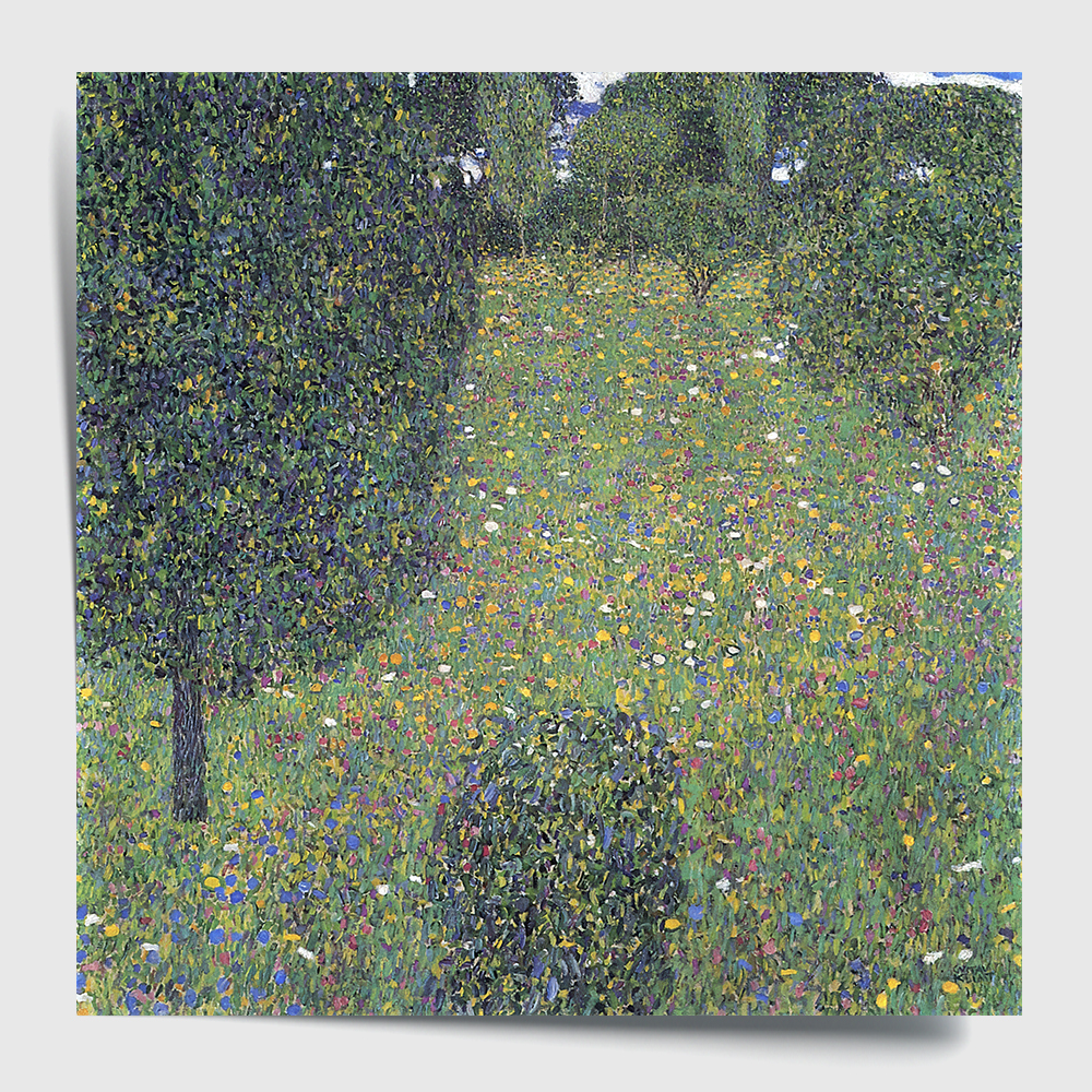 구스타프 클림트 인테리어 그림 액자 포스터 명화 Meadow in Flower 1906 - 상세 이미지 2