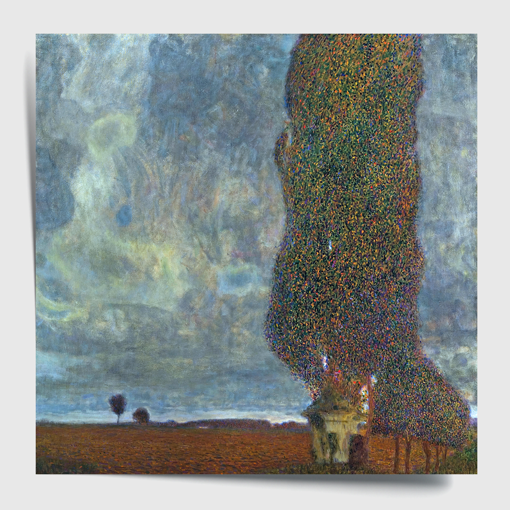 구스타프 클림트 인테리어 그림 액자 포스터 명화 The Big Poplar II 1903 - 상세 이미지 2