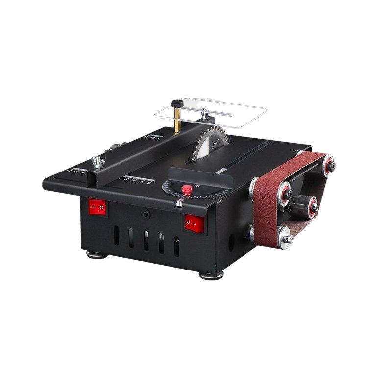 미니 테이블톱 전기톱 200W 테이블쏘 절단 정밀 연마 직소기 톱다이 600W 대형 톱 샌드벨트기 2in1 - 상세 이미지 2