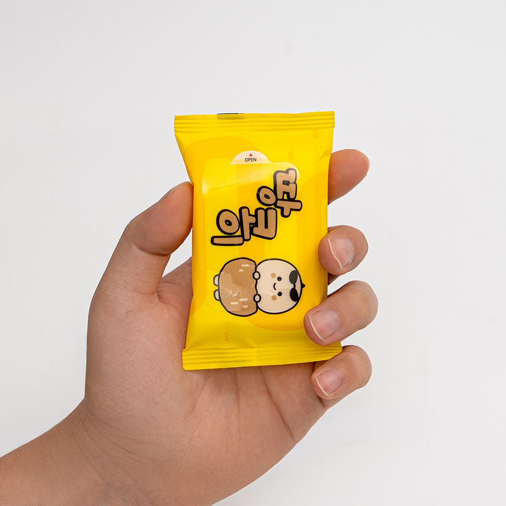 티슈도리 땅콩이 미니 물티슈 10매 10팩 휴대용 포켓 여행용 물티슈