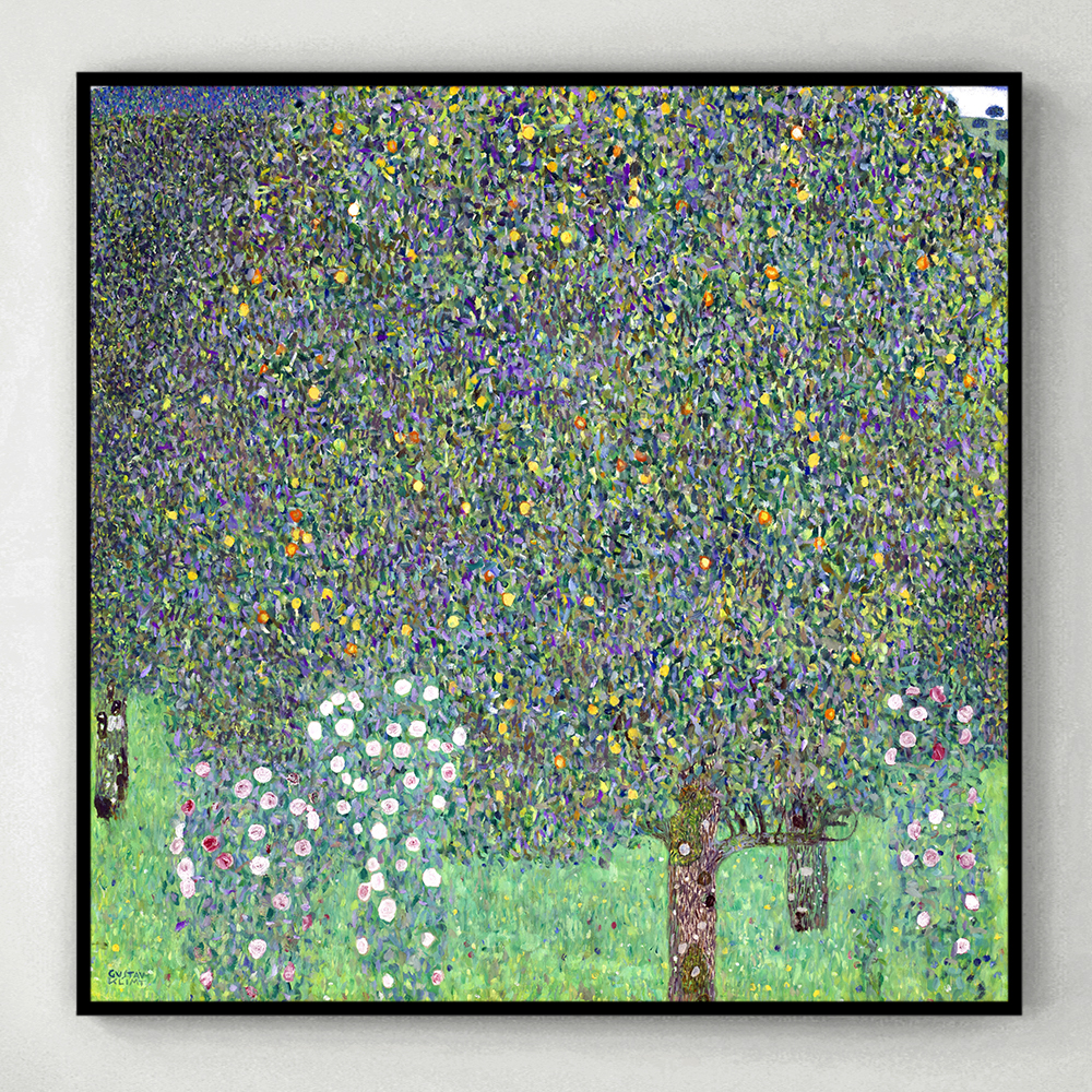 구스타프 클림트 인테리어 그림 액자 포스터 명화 Rosen unter Baumen 1905 - 상세 이미지 3