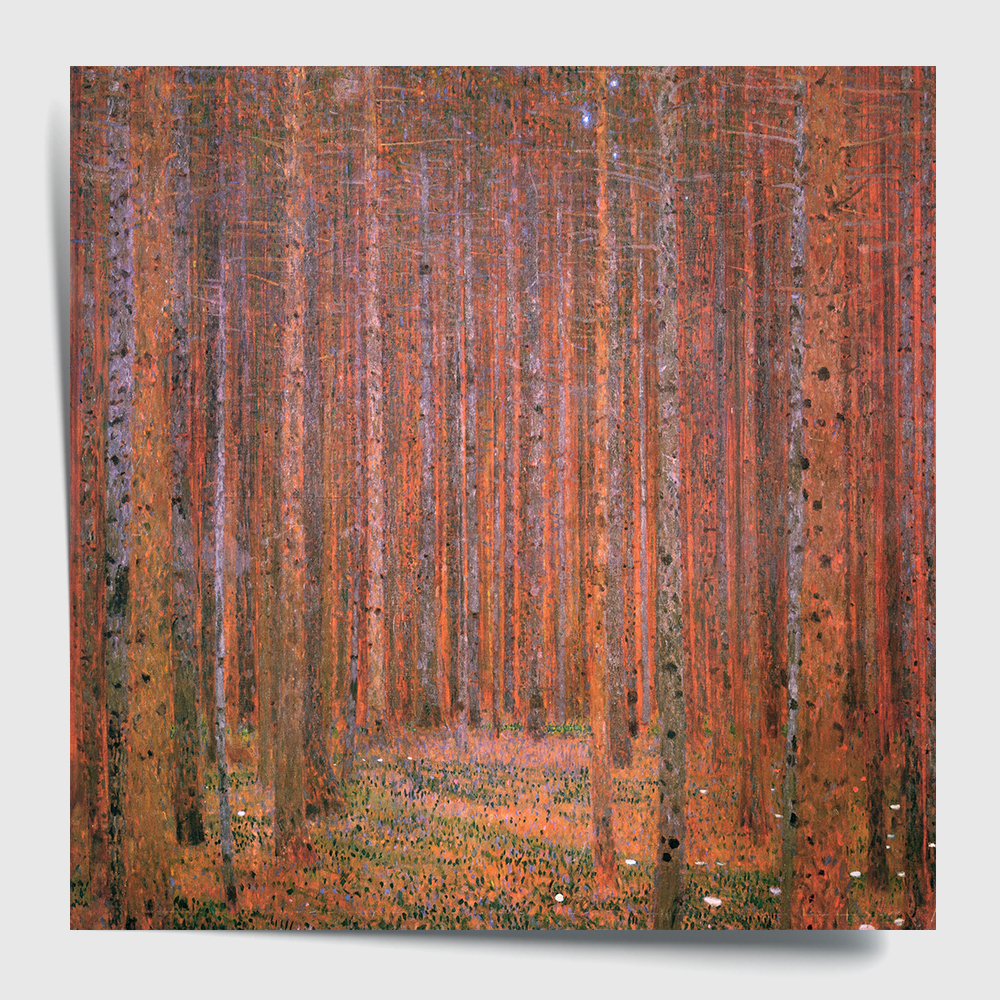 구스타프 클림트 인테리어 그림 액자 포스터 명화 Fir Forest I 1901 - 상세 이미지 2