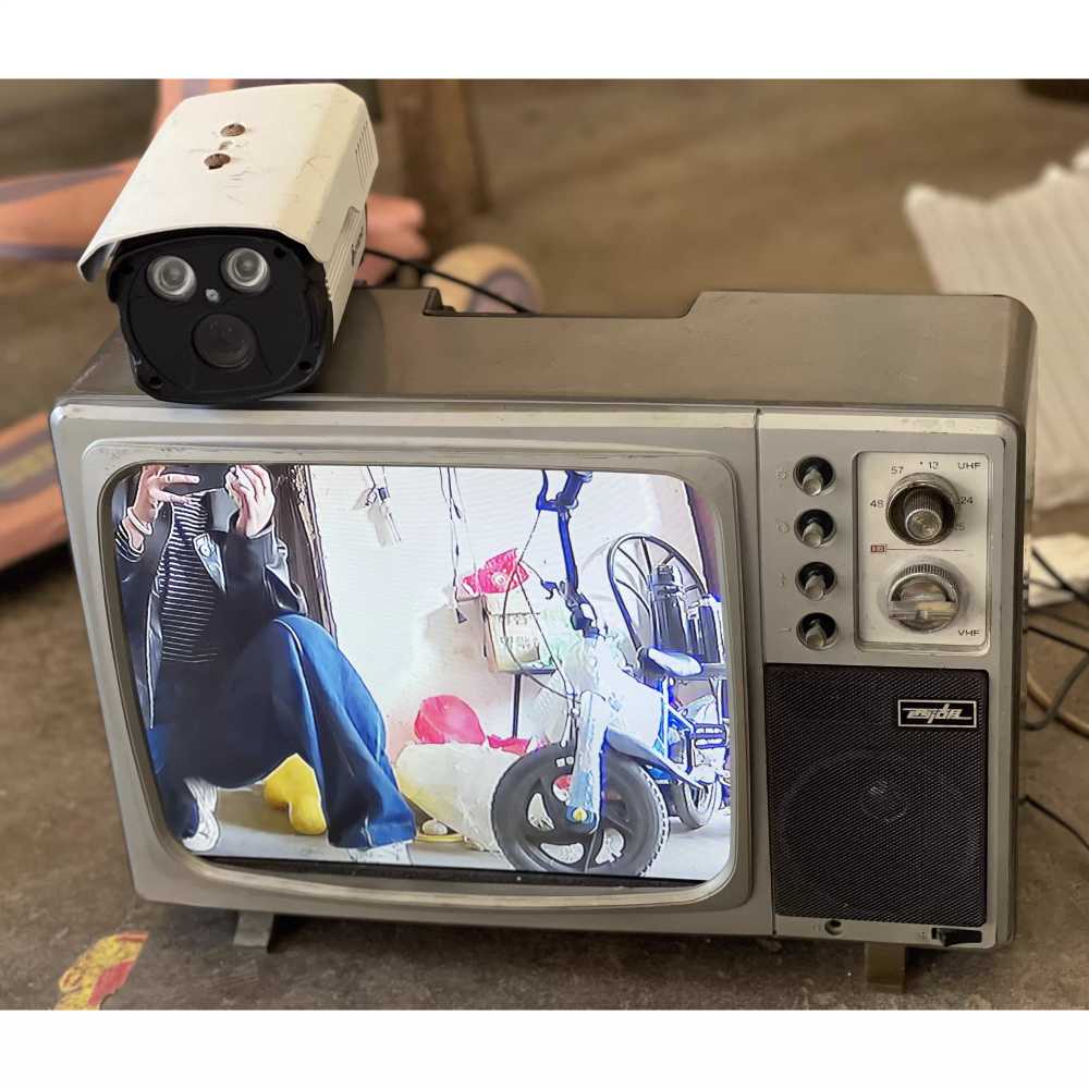 옛날티비 텔레비전 송출 빈티지소품 인테리어 촬영 TV - 상세 이미지 3