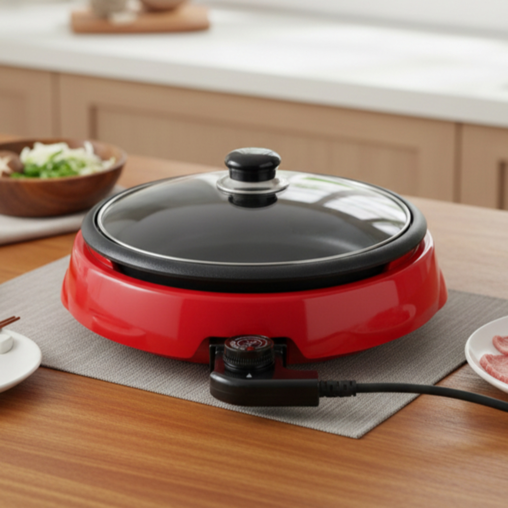 미니 전기팬 분리형 1인용 식탁 후라이팬 테이블 불판 소형 고기 작은 가정용 캠핑 휴대용