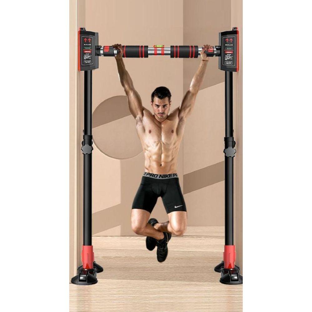 복도 철봉 지지대 이동식 문철봉 실내 통로 턱걸이 안전 지지대 115-150CM - 상세 이미지 2