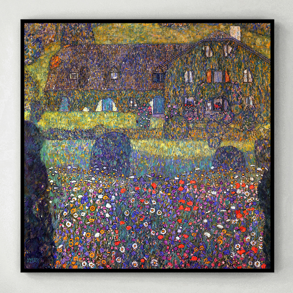 구스타프 클림트 인테리어 그림 액자 포스터 명화 Country House 1914 - 상세 이미지 3