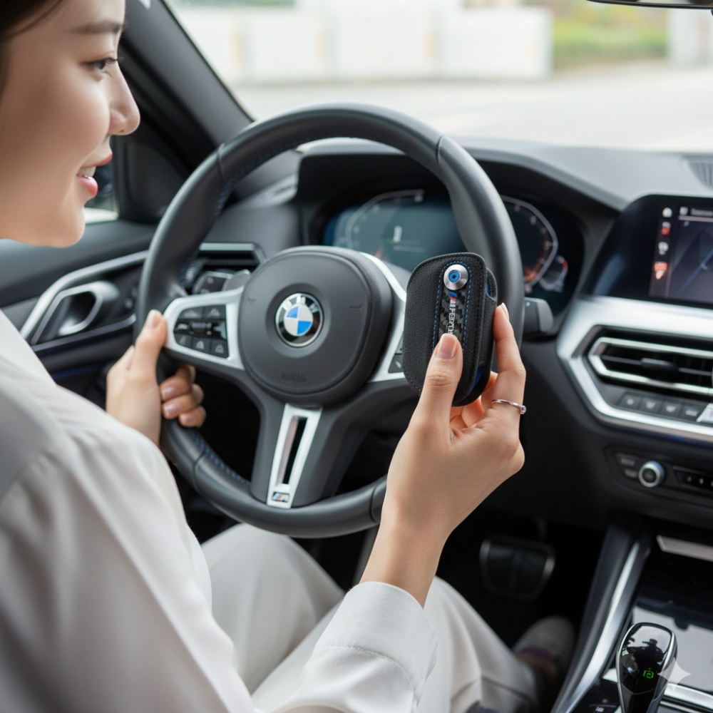 BMW 순정 퍼포먼스 알칸타라 키케이스 - 상세 이미지 4
