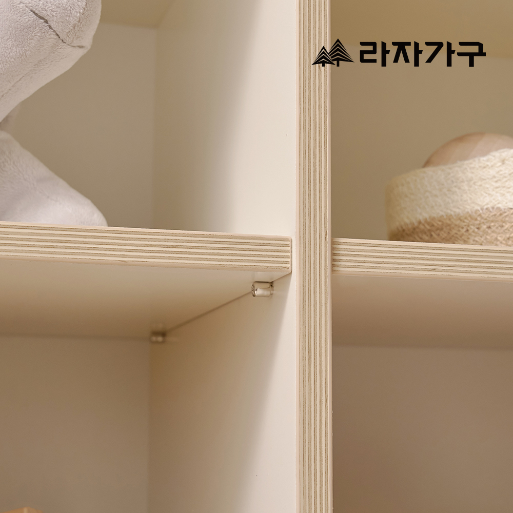 베니 E0 키즈 800 오픈 5칸 수납 책장 원목발 아이 책꽂이 어린이 교구장 베이비장 - 상세 이미지 3