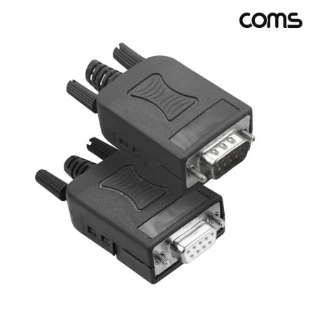 [자체제작]Coms CP317 조합 커넥터 터미널 10P RS232 제작용 DB9 M 1개 F 1개 2개입