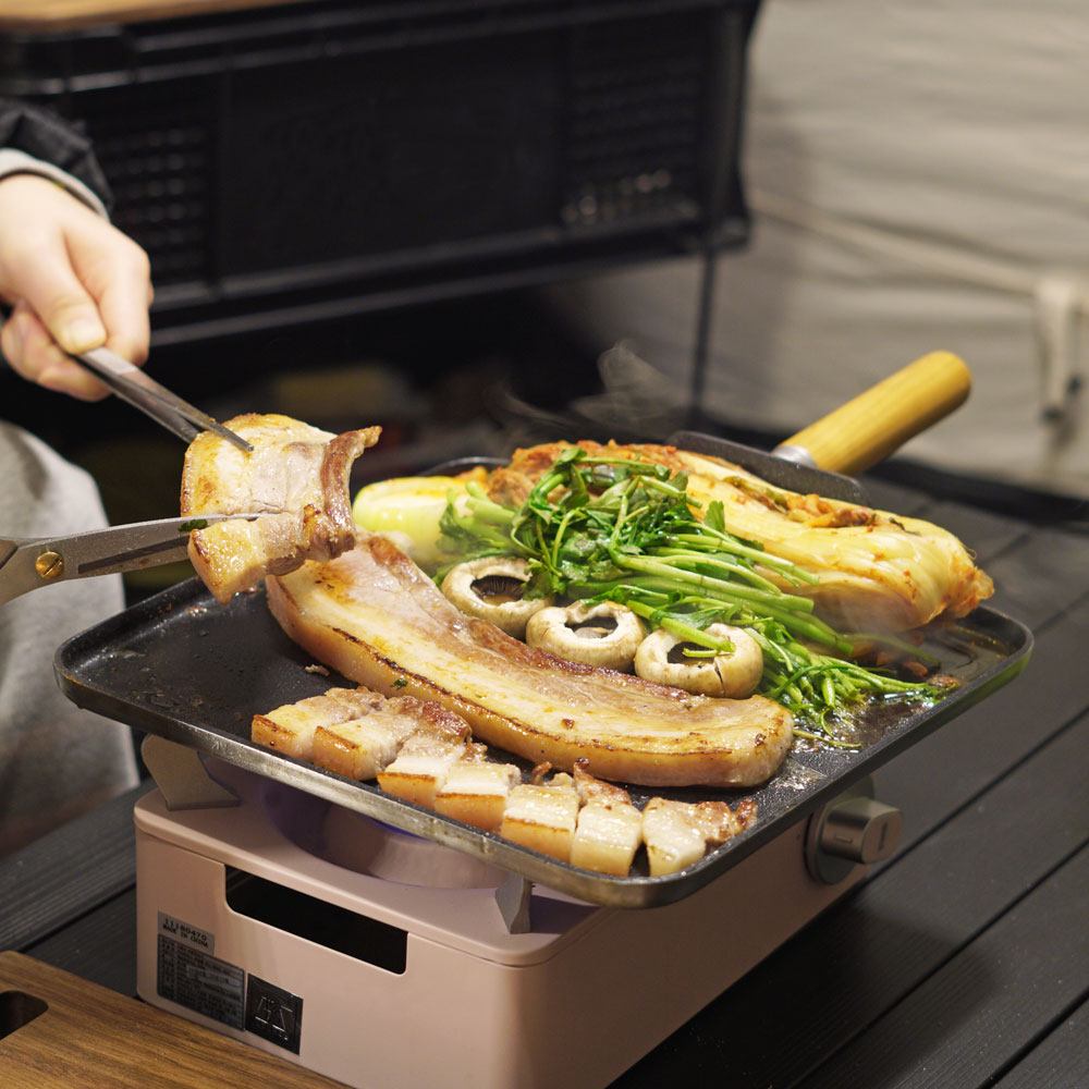 벨락 통3중 27cm 뉴 사각 코팅 그리들 프라이팬+전용케이스 포함