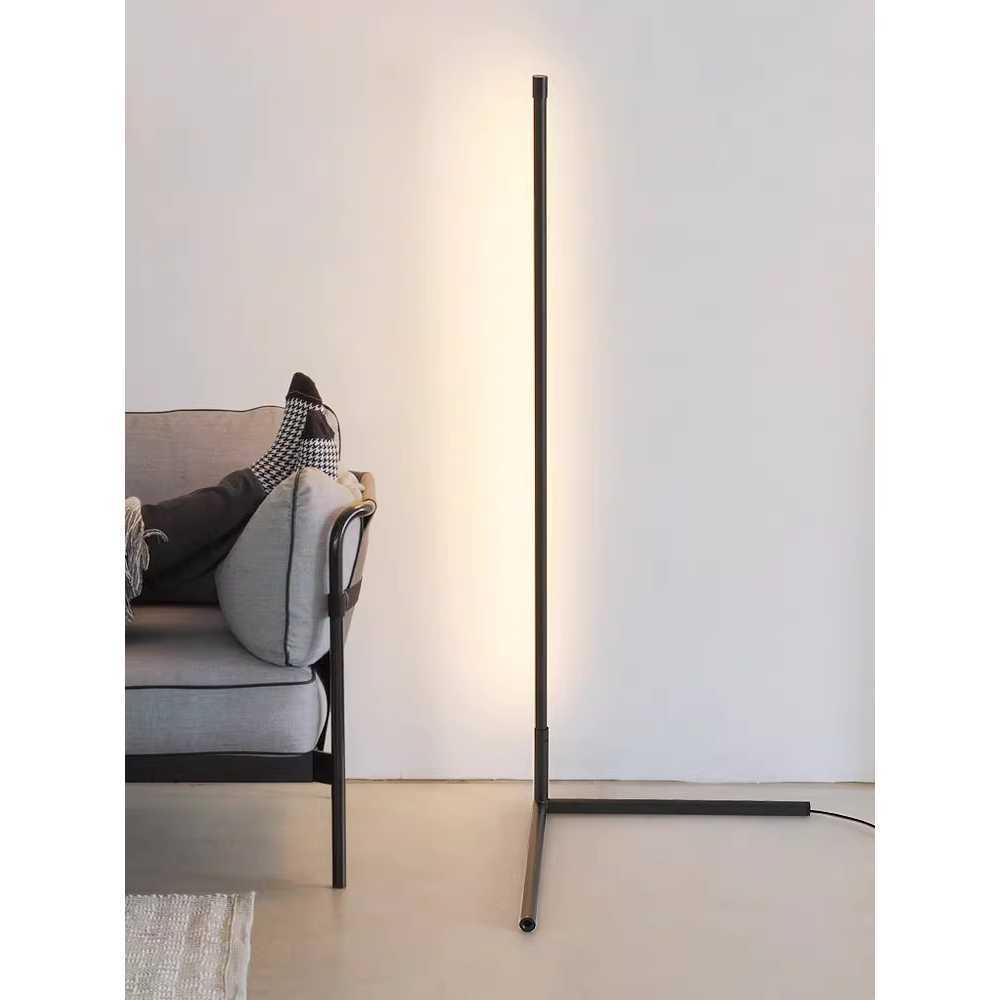 플로어램프 막대 무드등 거실 인테리어 스탠딩 독서등 120cm 단색 - 상품 이미지
