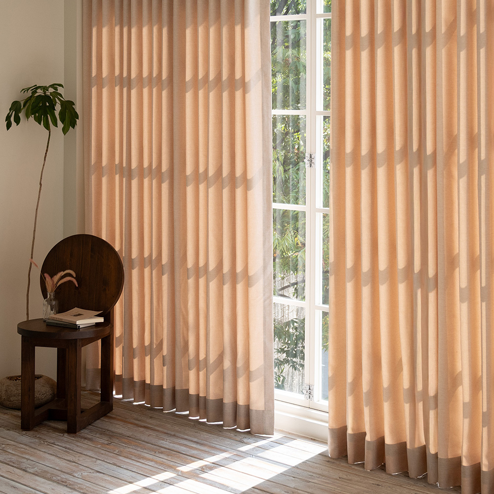 아라크네 아일렛형 브리즈 암막커튼 거실 안방 린넨 150x200