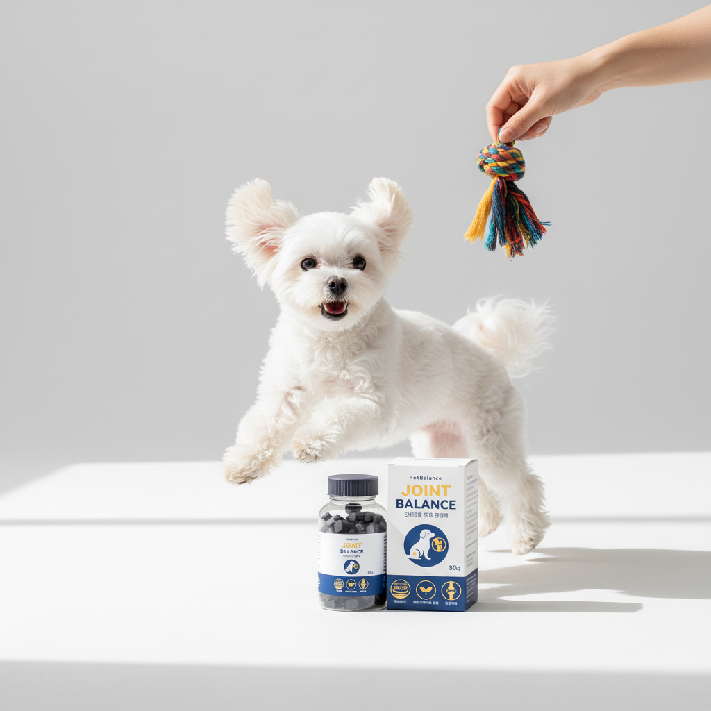 강아지 관절 영양제 슬개골 관리 펫밸런스 조인트밸런스 80g, 2개