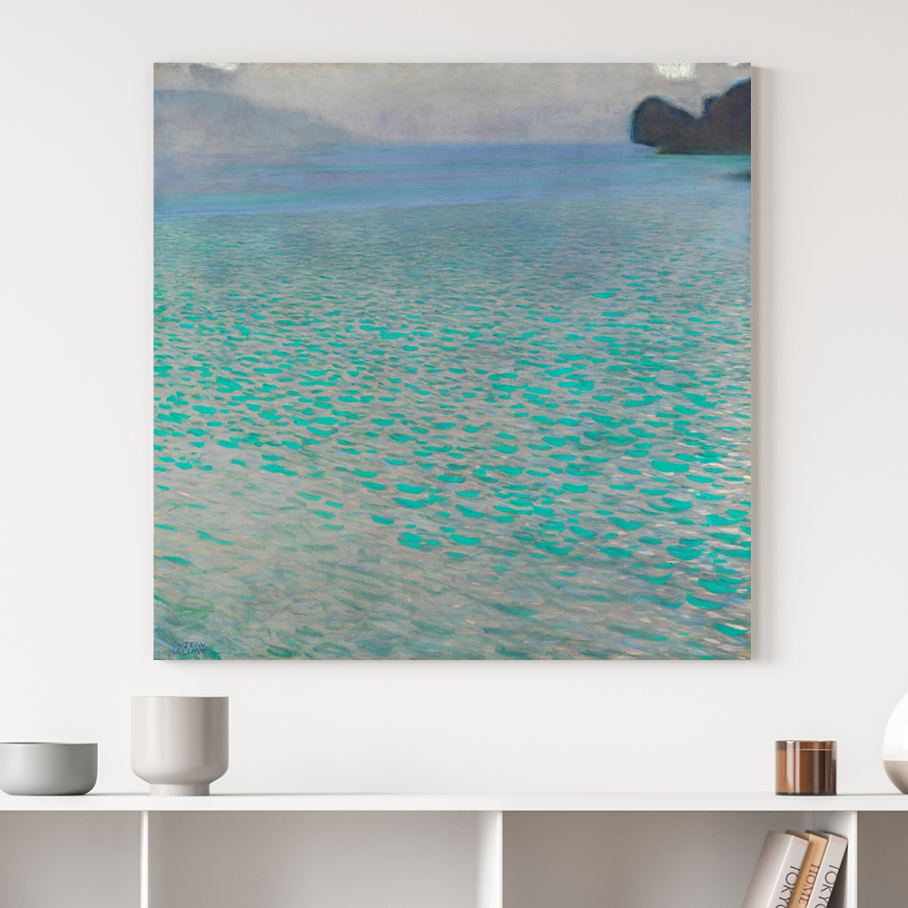 구스타프 클림트 인테리어 그림 액자 포스터 명화 Attersee 1900 - 상품 이미지