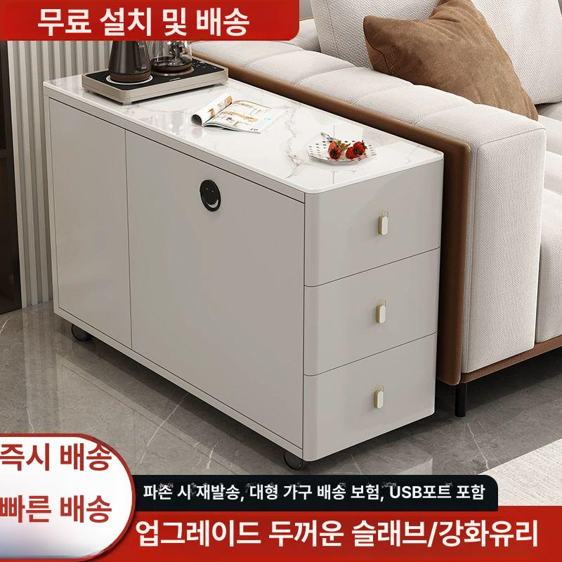 소파 사이드테이블 협탁 거실 티테이블 수납장 원룸 가구 - 상세 이미지 2