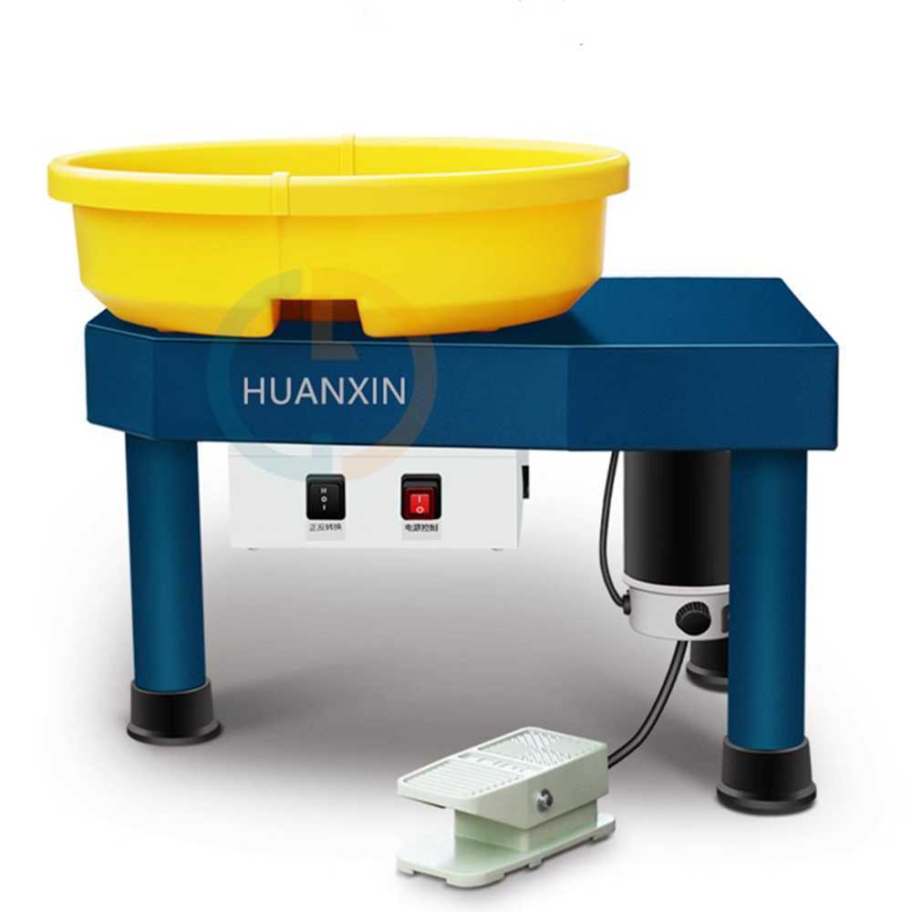 도예 물레 전동 돌림판 머그컵 꽃병 회전판 공예 250W 전문 휠 30CM - 상품 이미지