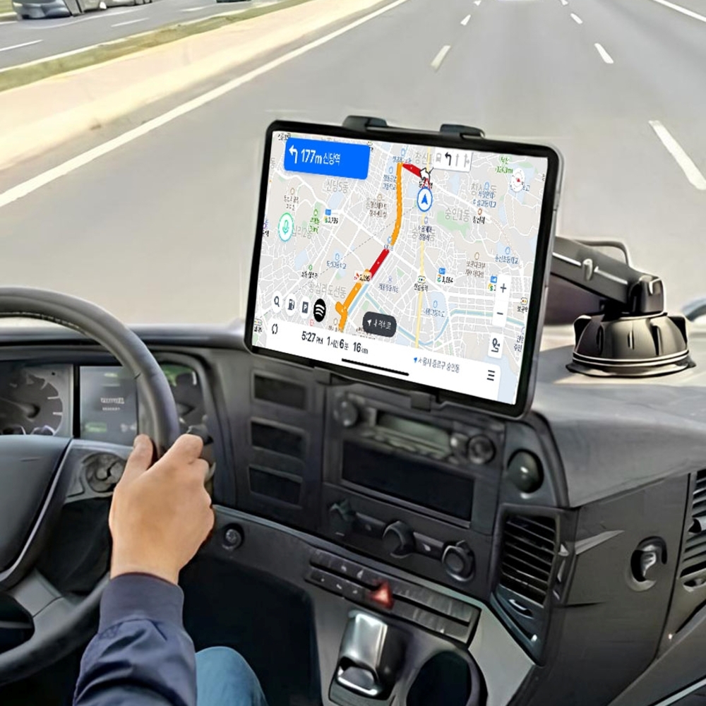 세이보링 화물차 태블릿거치대 갤럭시탭 아이패드 흡착식 테블릿 거치대 제품 이미지