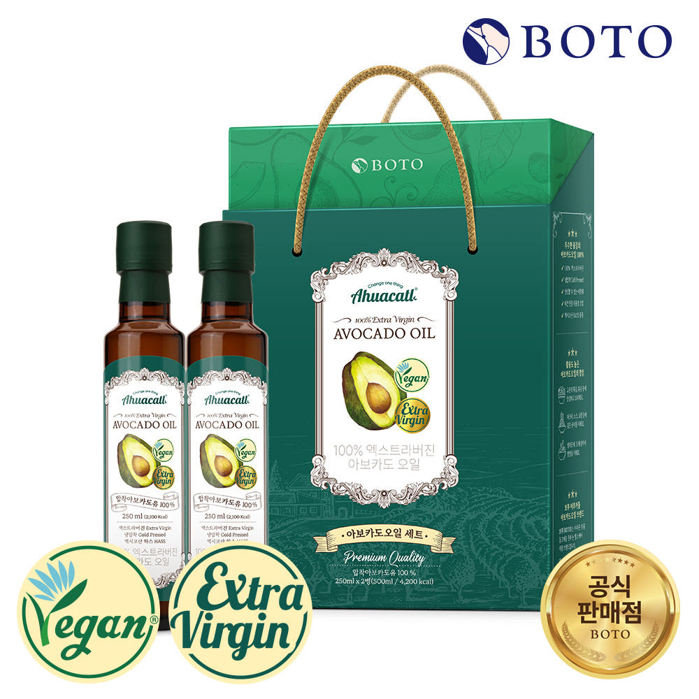 보뚜 100% 아후카틀 엑스트라버진 아보카도 오일 선물세트 (250ml x 2병) 가격 추이 BOTO 보뚜 100% 아후카틀 엑스트라버진 아보카도 오일 선물세트 (250ml x 2병) - 최저가 29,900원