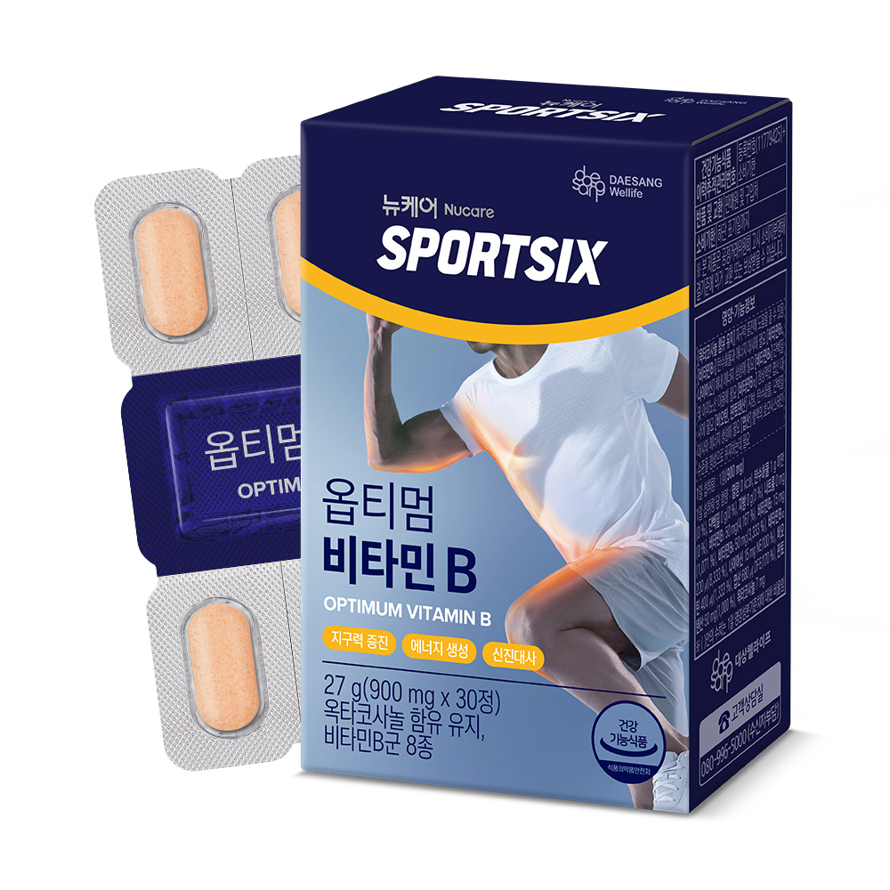 뉴케어 스포식스 옵티멈 비타민B 900mg 30정, 2개 - 상세 이미지 2