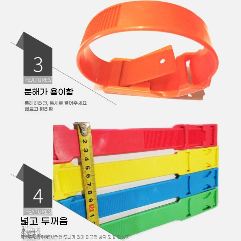가축 돼지 농장 밴드 태그 염소 인식표 양 네임택 동물 장착기 발목 귀표 식별 소 번호표 - 상세 이미지 3