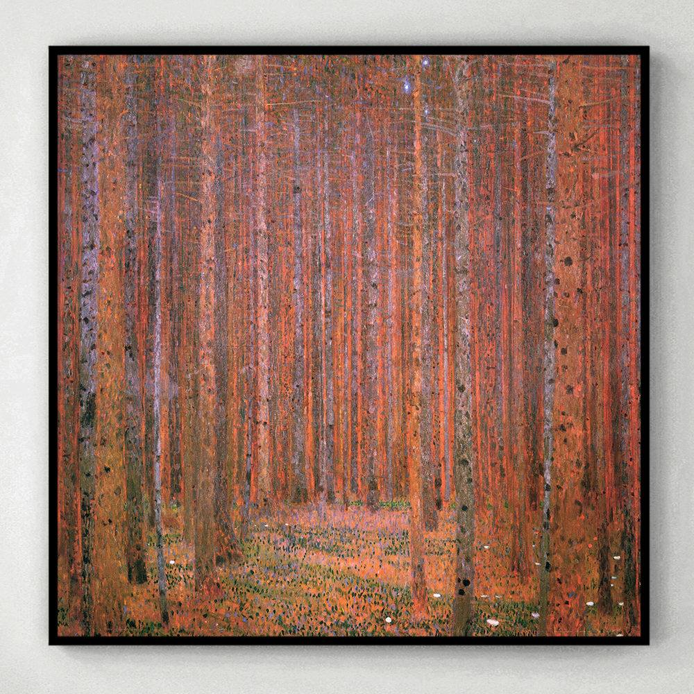 구스타프 클림트 인테리어 그림 액자 포스터 명화 Fir Forest I 1901 - 상세 이미지 3