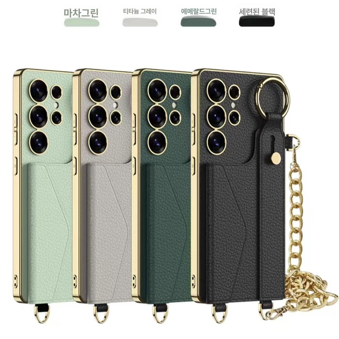 S25울트라 S25U S23울트라 S24울트라 스마트폰 지갑 케이스 마차그린 sm-s25ultra - 상세 이미지 5