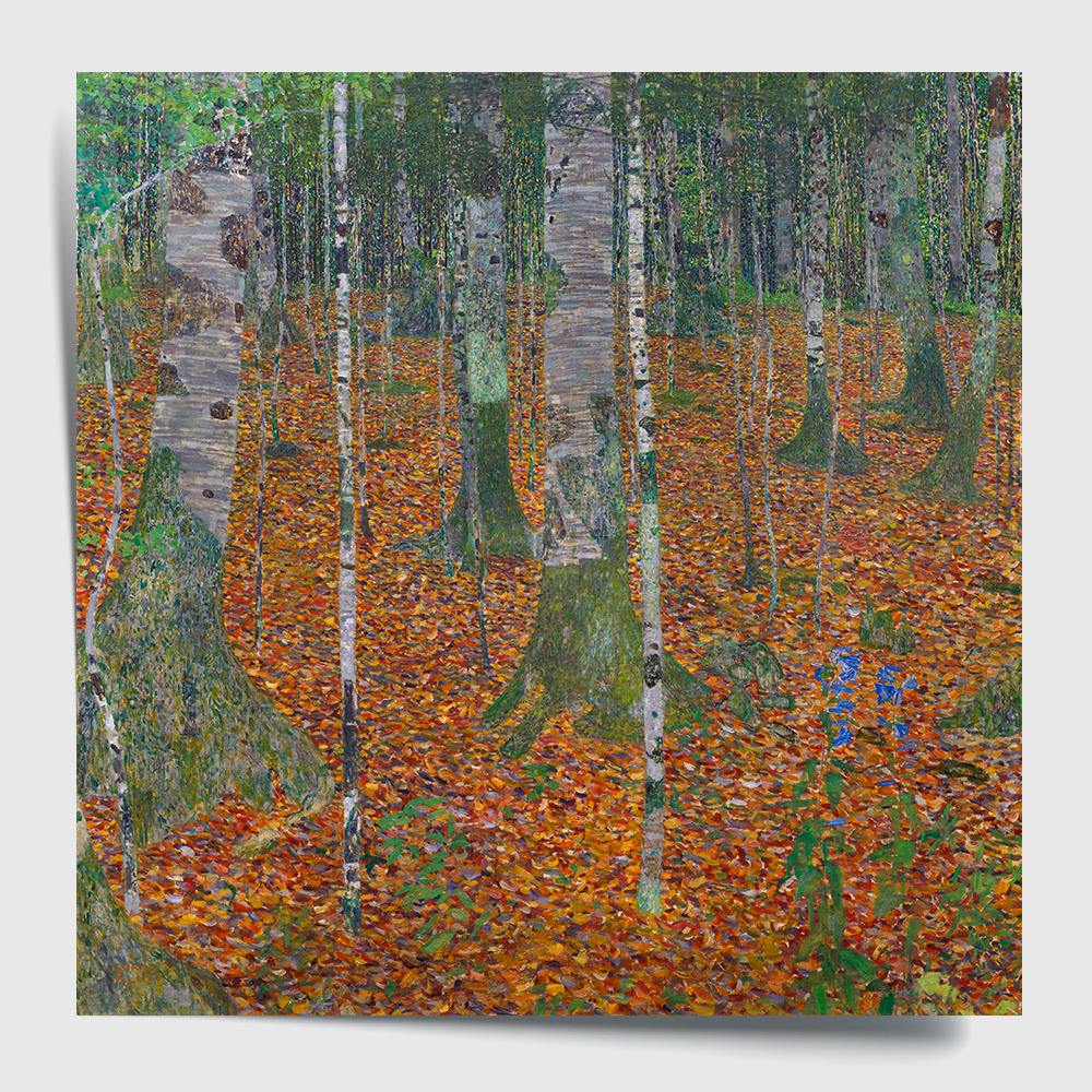 구스타프 클림트 인테리어 그림 액자 포스터 명화 Birch Forest 1903 - 상세 이미지 2