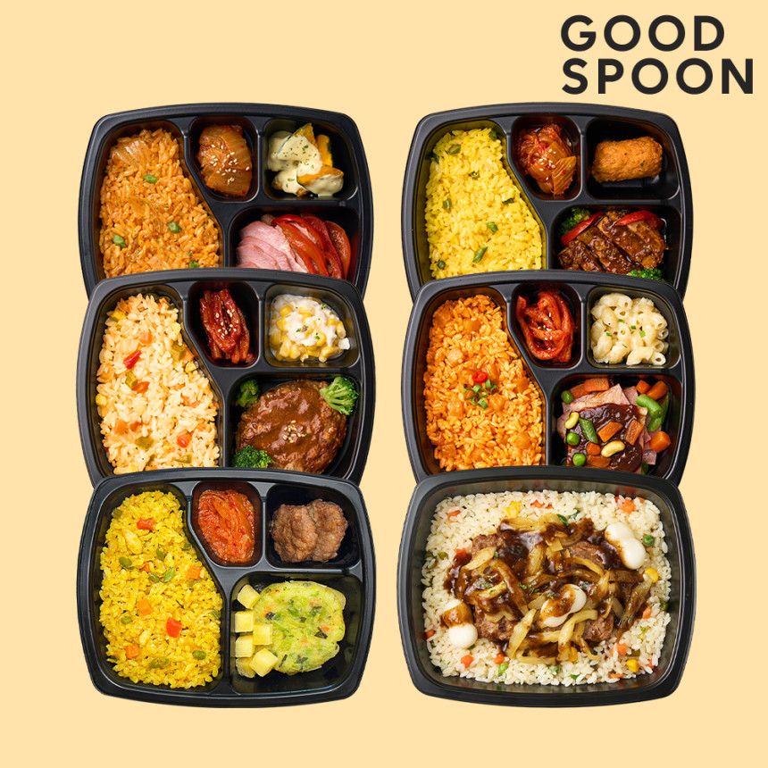굿스푼 맛있는 한식 도시락 6종 6팩 직장인 혼밥 가성비 식단 한끼 냉동 배달 사진 1