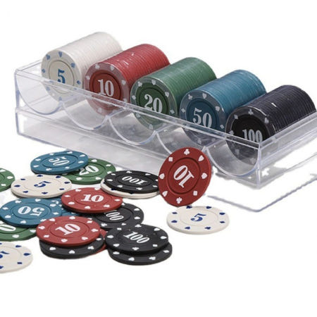다팔래용 칩 세트 포커 100P 게임 트럼프 카지노 숫자