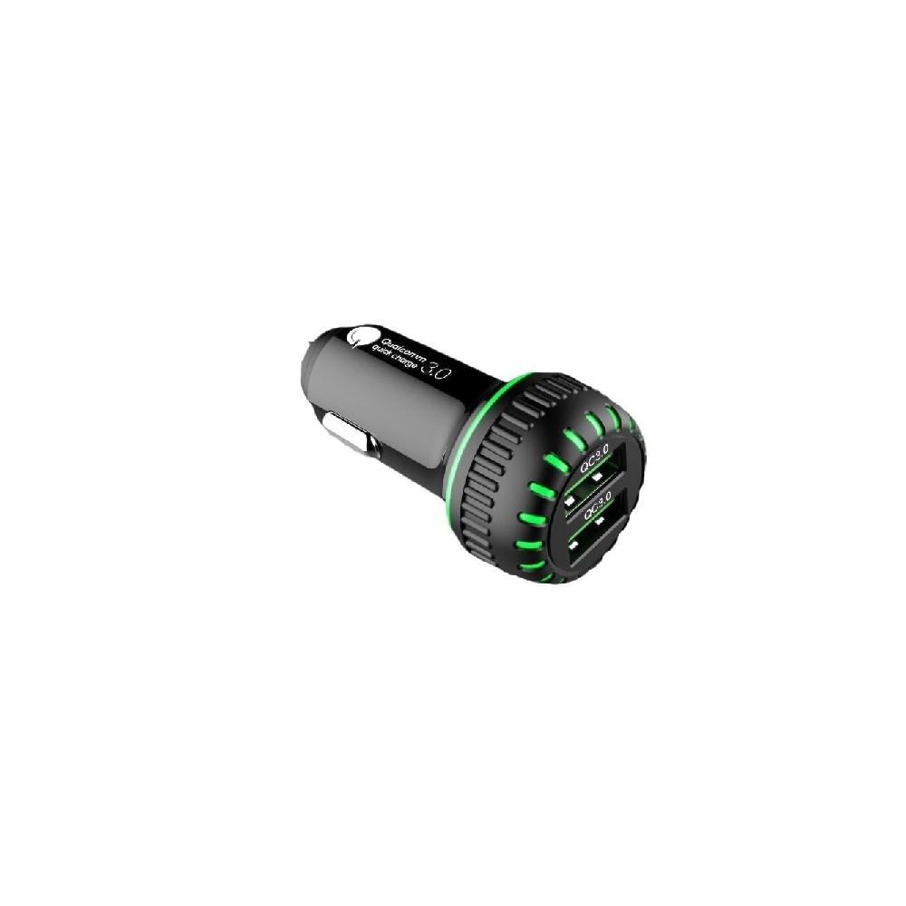 듀얼 잭 시거잭 충전기 시가잭 충전 차량용 허브 시가 자동차 USB 고속 충전잭 어댑터 - 상품 이미지