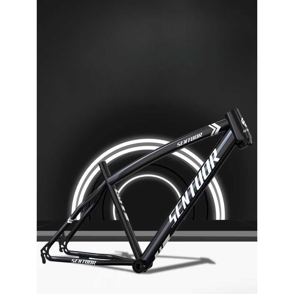 청소년 산악 자전거 경량 MTB 입문용 등하교 라이딩 24인치 블랙화이트 21단 - 상세 이미지 5