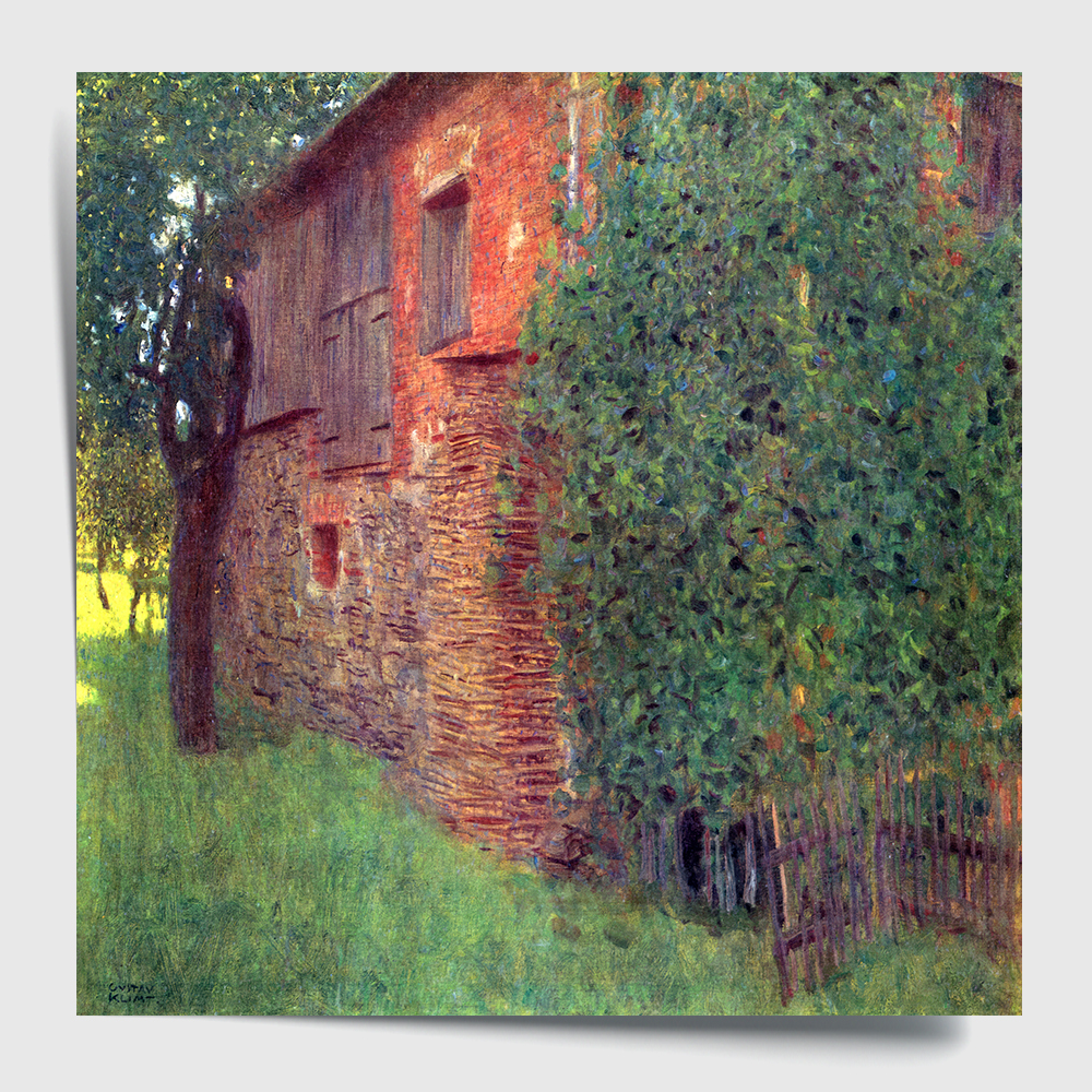 구스타프 클림트 인테리어 그림 액자 포스터 명화 Farmhouse 1901 - 상세 이미지 2
