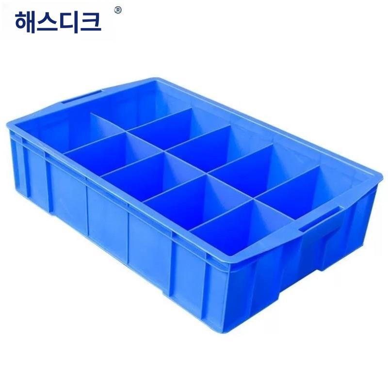 상자 칸막이 자재 사각 부품통 실험실물품 부속함 보관함 구획 긴 6칸 360x250x140 - 상세 이미지 3
